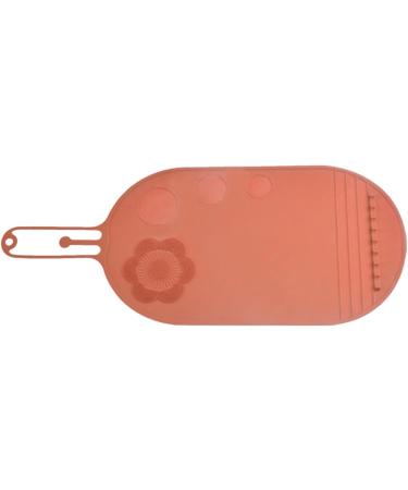 Brush Cleaning Mat - Silicone Brush Cleaning Tool | Brush Clean Pad Cleanser Multifunctional Cosmetic Cleaning Pads Portable Cosmetic Brush Scrubber Mat brown - Buy Online on GoSupps.com