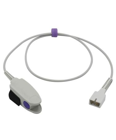 Compatible with Biolight M700 M800 Adult Reusable Finger Clip SpO2 Sensor 1m 7-pin connector