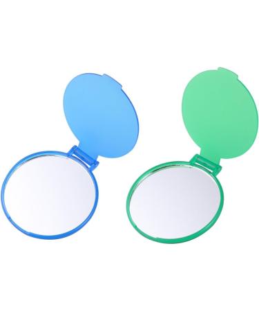 Lurrose Mini Folding Compact Makeup Mirror - 24 Pieces Round Cosmetic Mirror for Women & Girls - Perfect for Wallet & Handbag - Buy Online on GoSupps.com