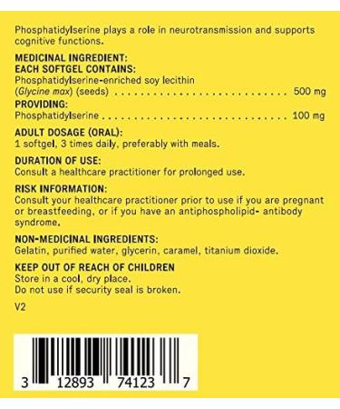Neuro-PS - Nootropic Brain Booster Focus and Concentration - Back to school supplement - Memory Function Enhancement Booster and Cognitive Peformance Factors - Supplement Pills - 60 Softgels - Buy Online on GoSupps.com