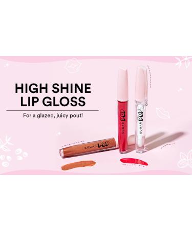 S-UGA R P OP High Shine Lip Gloss - 01 Marshmallow | Richly Pigmented & Hyaluronic-Infused | Hydrating with Vitamin E Jojoba Oil & Shea Butter | 3.5 ml - International Shipping Available - Buy Online on GoSupps.com