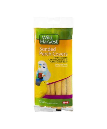 Wild Harvest SANDED PERCH COVERS for PARAKEETS CANARIES FINCHES & SMALL BIRDS