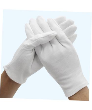 POPETPOP 12 Pair Handling Laboratory Spa Coin Cotton Kitchen Cleaning Thermal Work White Household Cosmetic - Buy Online on GoSupps.com