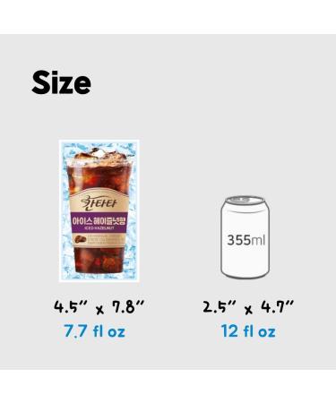 Korean Convenience Store Coffee Drink Pouch Sampler Set (Sweet Americano Hazelnut Caramel Macchiato Almond Black Coffee) - 1 Each 5 Pack - Buy Online on GoSupps.com