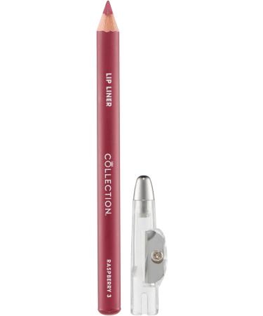 Collection Cosmetics Long-Lasting Lip Liner Pencil - Raspberry | Includes Sharpener - Buy Online on GoSupps.com