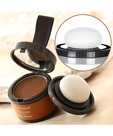 FAB Beauty Magical Fluffy Hair Powder - Instant Gray Cover & Root Concealer (4g) - Brown/Light Brown - Buy Online on GoSupps.com