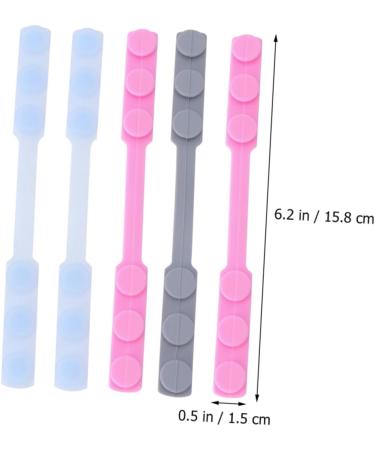 CLISPEED 12pcs Earring Mask Hook - Protective Silica Gel Ear Extension Rope - 15.8x1.5cm - Buy Online on GoSupps.com