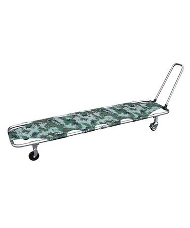 Portable Folding Stretcher Four Wheel Emergency Rescue Stretcher Aluminum Alloy Towing Stretcher Patient Transport Stretcher Bed for Hospitals