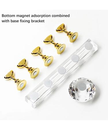 XUXN Nail Stand for Press On Acrylic Nail Display Stand Magnetic Nail Practice Stand Nail Holder for Painting Nails Practice Manicure Tool Nail Accessories for Beginner - Buy Online on GoSupps.com