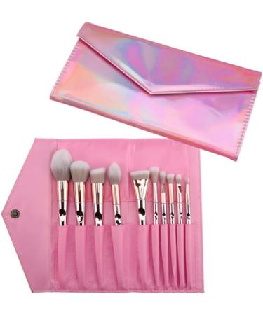 10 different brush head shapes suitable for free powder blush face foundation glare smudging eyeshadow etc. face makeup! Very fine synthetic fiber hair! Lightweight and comfortable professional. - Buy Online on GoSupps.com
