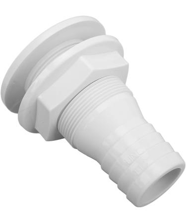 1-1/2 Thru Hull Fitting Straight ABS Connector - White | Replacement Accessory for Boats & Marines - Buy Online on GoSupps.com