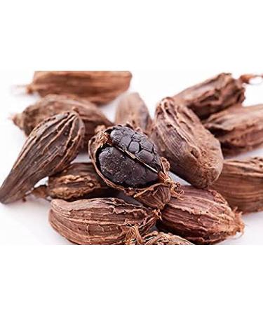 Desi Kitchen Jumbo Black Cardamom Pods 1.6oz (45gm) - 100% Natural with Freshness Guarantee - Buy Online on GoSupps.com
