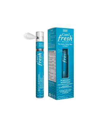 Supports Relaxation and Mood | Fast & Ready Vitamin Spray | Stress Relief & Calming for Adult | GABA Supplement with L-Theanine and Lemon Balm | Vegan | 30 Servings | Can-i Fresh by Can I Wellness Fresh 1 Pack - 30 Servings