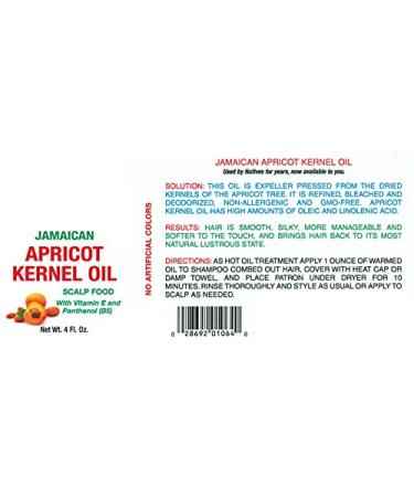 Buy B's Jamaican Organic Apricot Kernel Oil - Pure Natural and Cold-Pressed for Healthy Skin & Hair | Shop Internationally - Buy Online on GoSupps.com