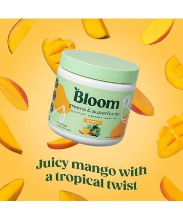 Bloom Nutrition Super Greens Powder Smoothie & Juice Mix - Probiotics for Digestive Health & Bloating Relief for Women Digestive Enzymes with Superfoods Spirulina & Chlorella for Gut Health (Mango) - Buy Online on GoSupps.com