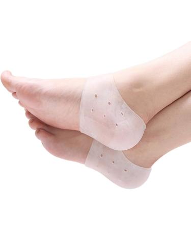 Lurrose 6 Pairs Heel Socks - Gel Ankle Protector for Dry Feet Silicone Heel Cushion & Moisturizing Fasciitis Support - International Shipping Available - Buy Online on GoSupps.com