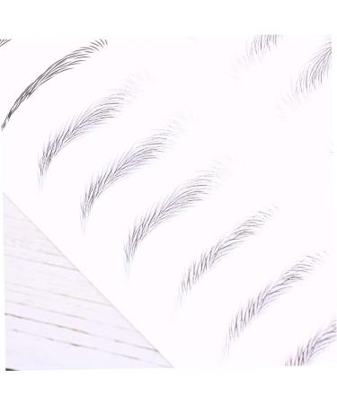 PLAFOPE 2 Pairs Eyebrow Shaping Template Artificial Eyebrow Patch Eyebrow Stickers Hair Woman Makeup Tools 21x15cm Black 003 - Buy Online on GoSupps.com