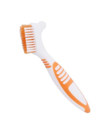 Denture Cleaning Brush Set - Hygiene Denture Cleaner, Toothbrush & Cleanser Tool for False Teeth Care - Buy Online on GoSupps.com