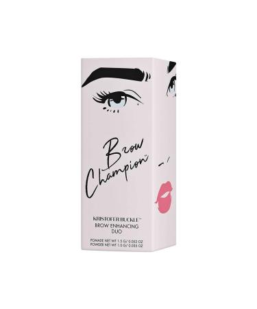 KRISTOFER BUCKLE Brow Champion Pomade & Powder Blonde 0.09 oz - All-In-One Brow Enhancing Product for Fuller Brows - Buy Online on GoSupps.com