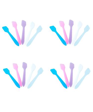 20pcs Facial Cream Mask Tip Makeup Cosmetic Spatulas Scoops Spoons Assorted Colour