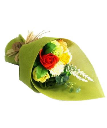 Shop Green Yellow Soaps Bouquet | Luxurious Handcrafted Soaps for International Shipping - Buy Online on GoSupps.com