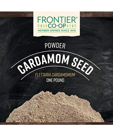 Frontier Co-op Decorticated Cardamom Seed Powder | 1 lb Bulk, Kosher | Elettaria Cardamomum - Buy Online on GoSupps.com