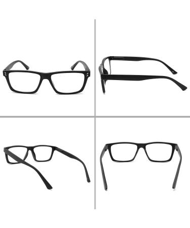 IVNUOYI Blue Light Blocking Reading Glasses 4 Pack - Large Square Frames with Spring Hinges - Anti Glare Computer Readers for Men Women - Mix 1.25x - Buy Online on GoSupps.com