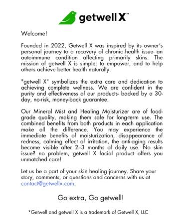 Getwell X Facial Moisturizer- Pure Australian Emu Oil in an amber spray bottle 3.4 fl oz Hydrating & Beauty all skin types especially troubled skins - Buy Online on GoSupps.com