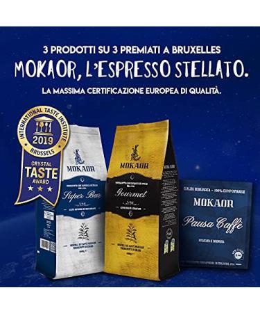 Mokaor - Confezione 200 Cialde Miste - Pausa Caff + Caff Senza Parole - ESE 44mm - migliore cialda ITQI BRUSSELS - Buy Online on GoSupps.com