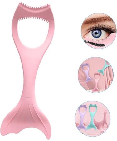 MAGICLULU Mascara Brush Lash Mascara Professional Makeup Brushes Guide Pink Woman Cosmetics Airfoil 15X5.7CM Pink - Buy Online on GoSupps.com