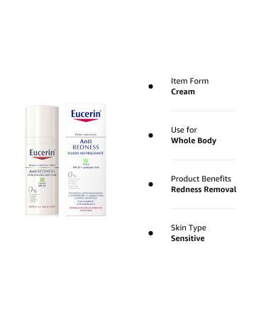 Eucerin Anti-Redness Concealing Day Cream - SPF25 50ml | Reduce Redness and Protect Skin - Buy Online on GoSupps.com