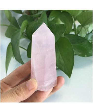 Natural Rose Quartz Crystal Terminated Wand Point Gemstone Specimen Household Natural Stones and Minerals - Buy Online on GoSupps.com