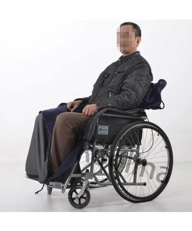 Fleece-Lined Wheelchair Cosy Cover Autumn and Winter Sleeping Bag Fleece Keep Warm Windproof Water Proof Leg Foot Set Wheelchair Leg Blanket Cover Unisex Adult Size - Buy Online on GoSupps.com