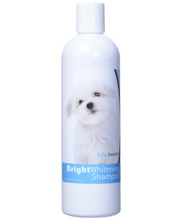 Healthy Breeds Bright Whitening Shampoo - pH Balanced Shampoo & Conditioner - Enhance Color & Shine While Moisturizing & Nourishing Skin - 12 oz Maltese