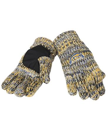 FOCO NFL FOCO NFL San Diego Chargers Peak Glove, Blue