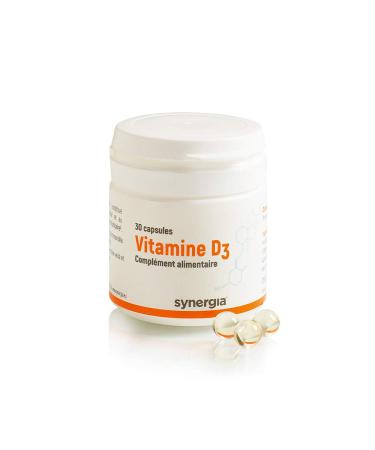 Natural Vitamin D3 One dose of sun capsules Origin France 1 month of treatment
