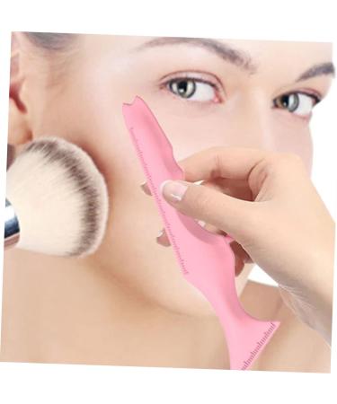 FOMIYES 6 Pcs Silicone Beauty Ruler Girl Makeup Tools Silicone Eyebrow Stencil Eyeliner Wearing Aid The Face - Buy Online on GoSupps.com