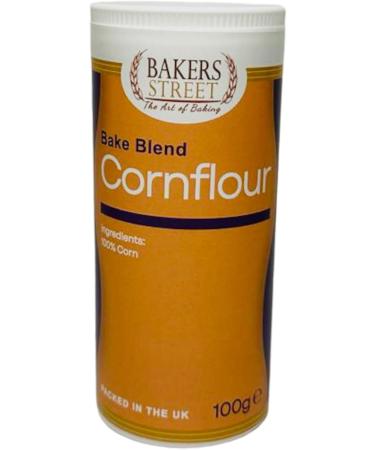 Bakers Street Cornflour (100g X 6) Cornflour | Native maize starch | Cooking Thickener | Premium Quality | Suitable For Vegetarians & Vegans | Halal Certified
