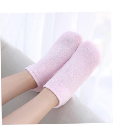 minkissy 1 Pair Foot Moisturising Socks Womens Socks Heel Socks Pedicure Thick Socks Non Skid Socks Invisible Socks Lotion Socks Silk Socks Wicking Socks Spa Socks Skin Care Miss Toe Socks 22.5*8cm - Buy Online on GoSupps.com