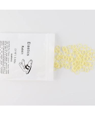 500 Pcs Orthodontic Elastic Rubber Bands 3.5oz Heavy Dental Traction Bands with Free Placer for Braces - 3/16 Rabbit - Buy Online on GoSupps.com