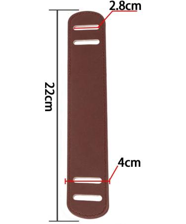 UxicRuya Leather Shoulder Strap Replacement Shoulder Rest for Laptop Case Tote Brown L - Buy Online on GoSupps.com