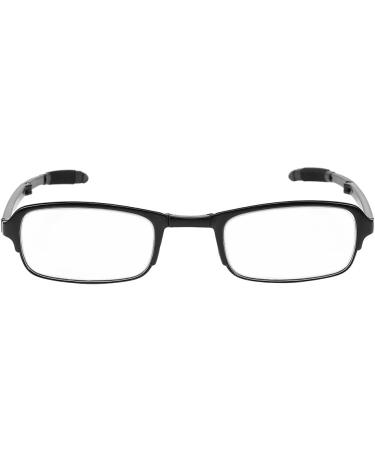 Buy Foldable Reading Glasses for Men & Women - Anti-Tired Presbyopic Glasses (1.0 to 4.0) with Stylish Etui - 2.5 Black - Buy Online on GoSupps.com