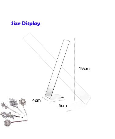 Acrylic Hair Clip Stand - Stylish Hair Clip Display Rack - Buy Online on GoSupps.com