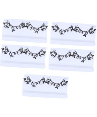 Didiseaon 10 Pairs Fake Lashes Long Fake Eyelashes Christmas Eyelashes Prop Christmas Fake Eyelash Masquerade Lashes Reusable Eyelashes Lashes Fake Eye Lashes Paper False Eyelashes - Buy Online on GoSupps.com