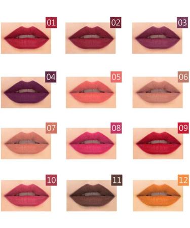 12 Colors Lip Liner Pencil Set - Professional Waterproof Smooth & Highly Pigmented Makeup for Perfect Lips | International Shipping - Buy Online on GoSupps.com