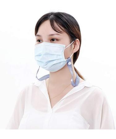 HUIZorbit Face Lanyards Strap Multifunction Mask Strap Extenders Hook Button Mask Strap Kit for Men Women Kids (5PCS-Dark Blue Strips) - Buy Online on GoSupps.com