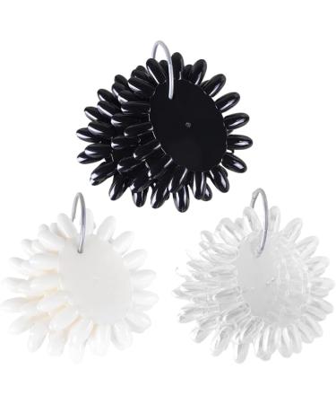False Nail Swatches Nail Polish Color Display Wheels Palette Manicure Tool Black Brushes beautymisc - Buy Online on GoSupps.com