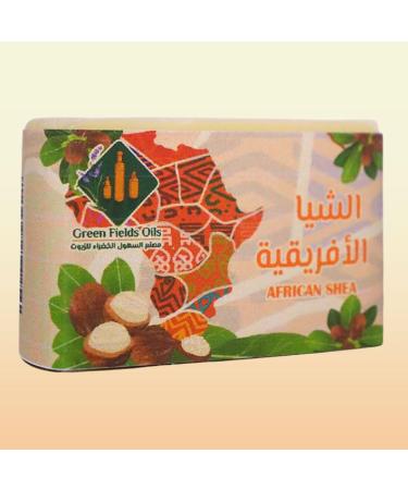 Buy Green Fields Handmade Shea Butter Soap - Pure Natural & Chemical-Free with Extra Virgin Olive Oil | International Shipping Available - Buy Online on GoSupps.com
