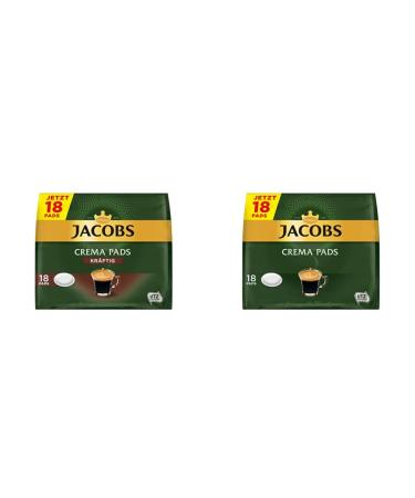 Jacobs Pads Crema strong 90 Senseo compatible coffee pads Utz-certified 5 Pack 5 x 18 drinks & pads crema 90 Senseo compatible coffee pads Utz-certified 5 Pack 5 x 18 drinks bundle with pads crema 90 scytheo crema(5 pack)