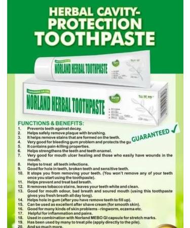 Buy Norland Toothpaste Online Premium International Shipping - Buy Online on GoSupps.com